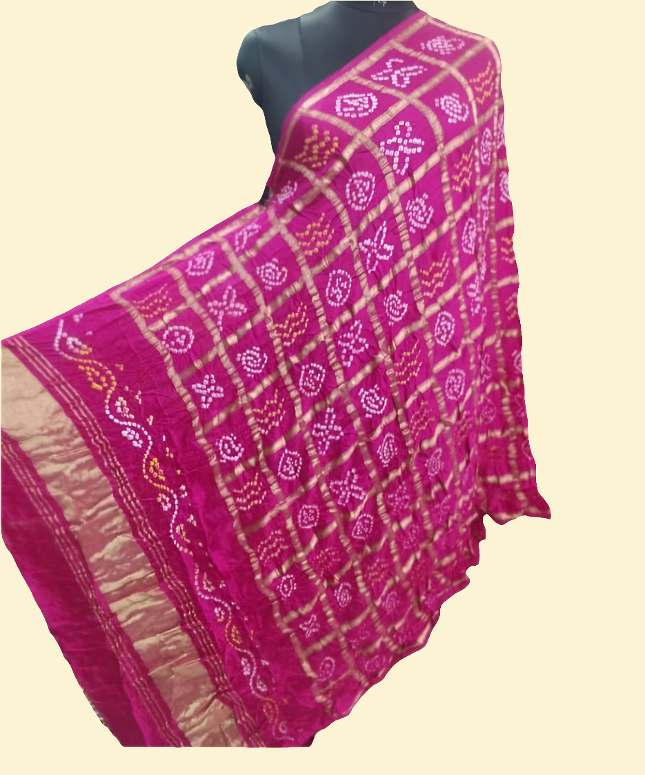 Modal Silk Bandhani Ghatchola Dupatta ✨️