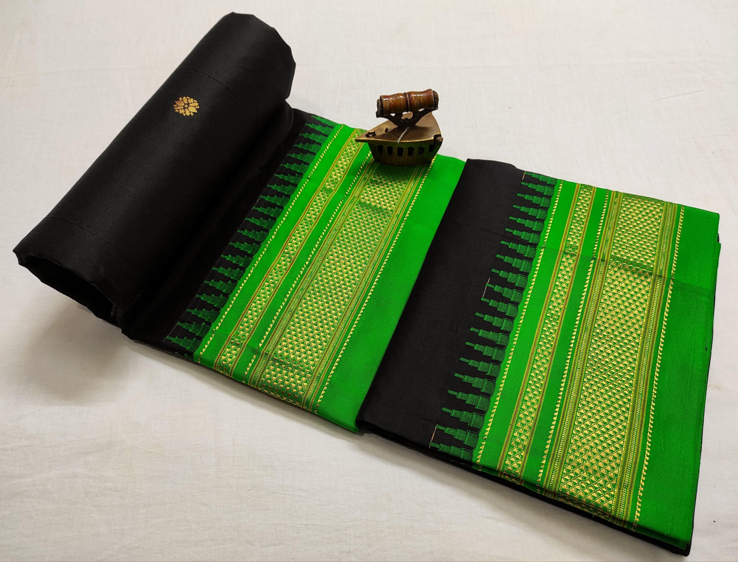 Pure Irkal Paithani saree