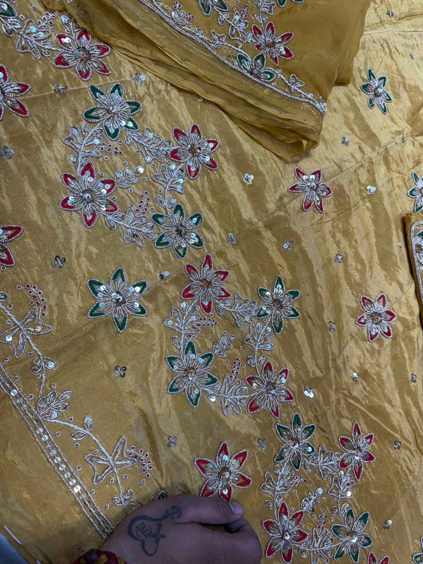 Royal Tissue Rajasthani poshak