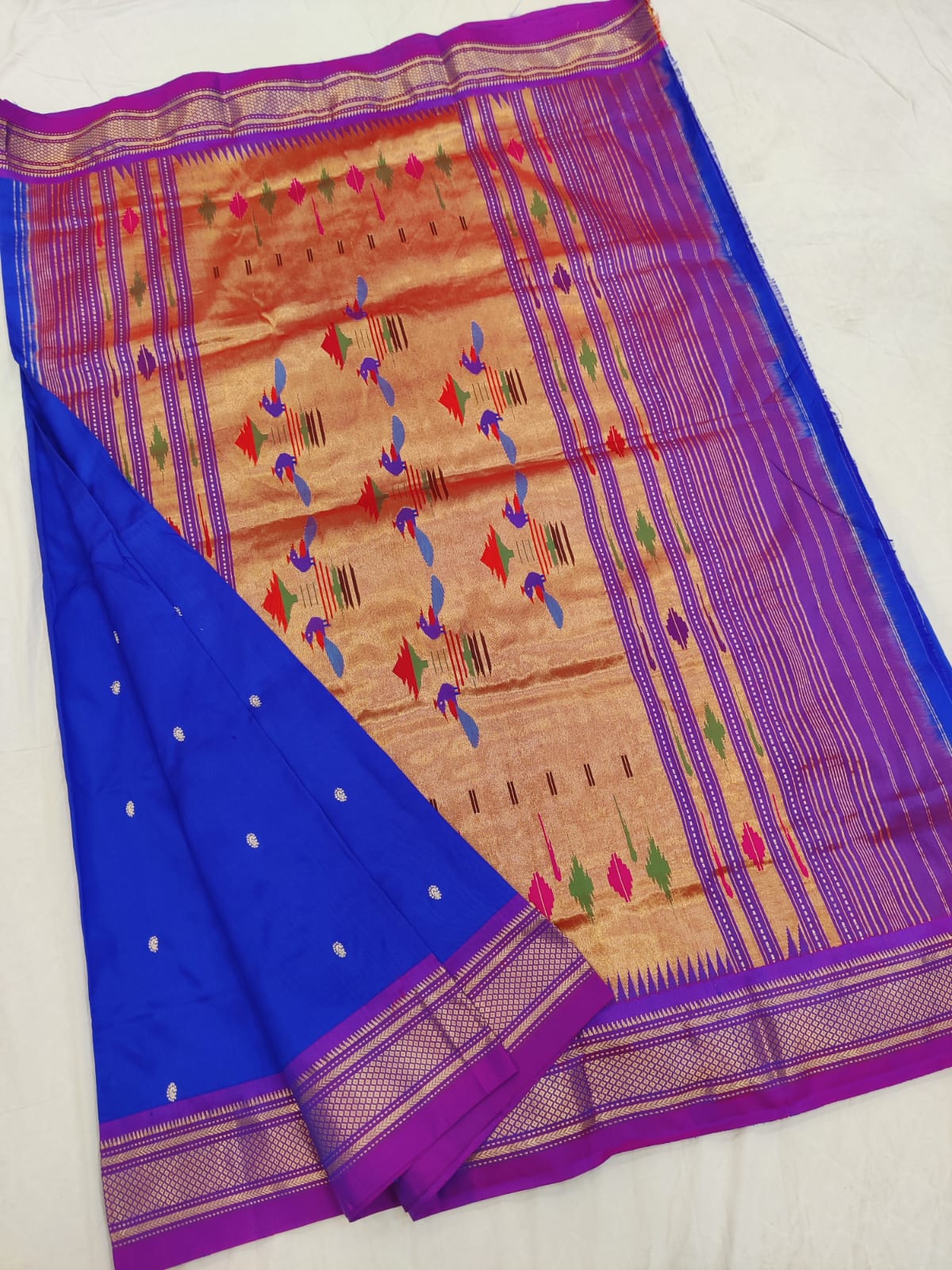 Traditional Yeola pure silk paithani Saree