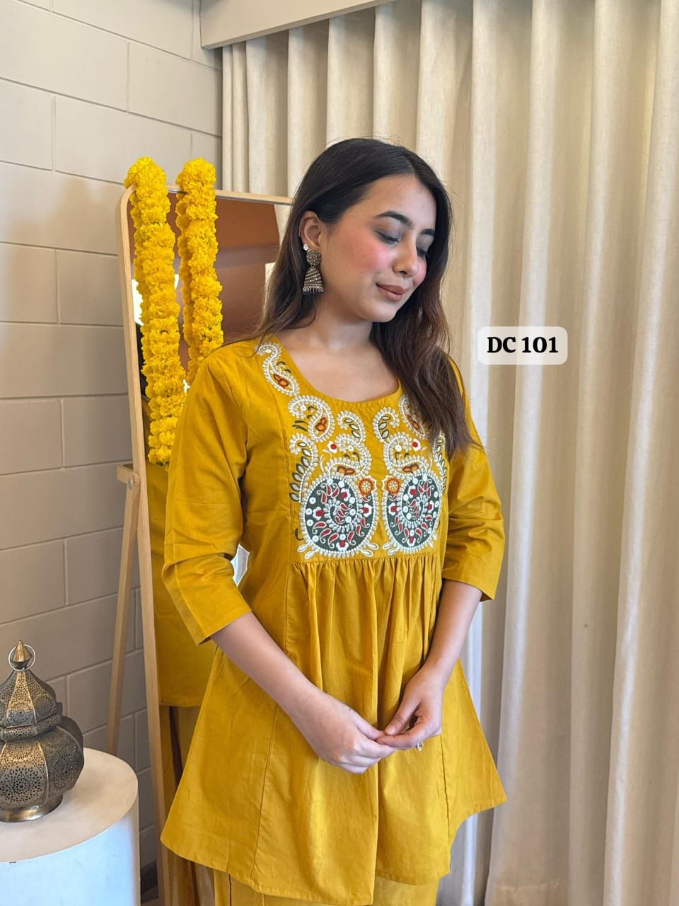 Elegant Embroidered cordset