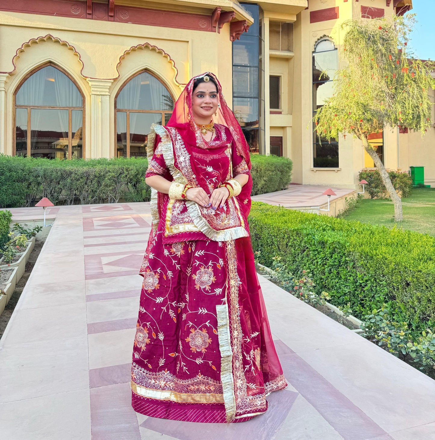 Royal Rajwadi Partywear Rajputi Poshak | Elegant Traditional Attire