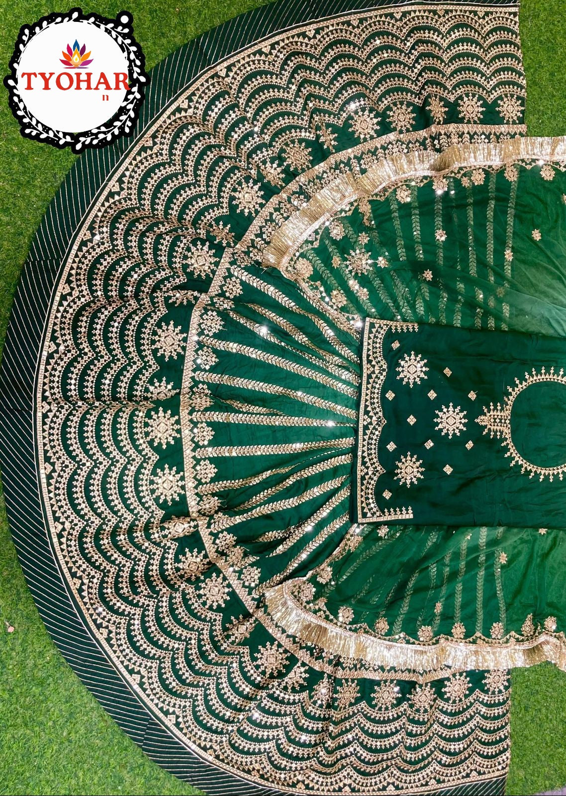 Elegant boutique designer Rajasthani poshak