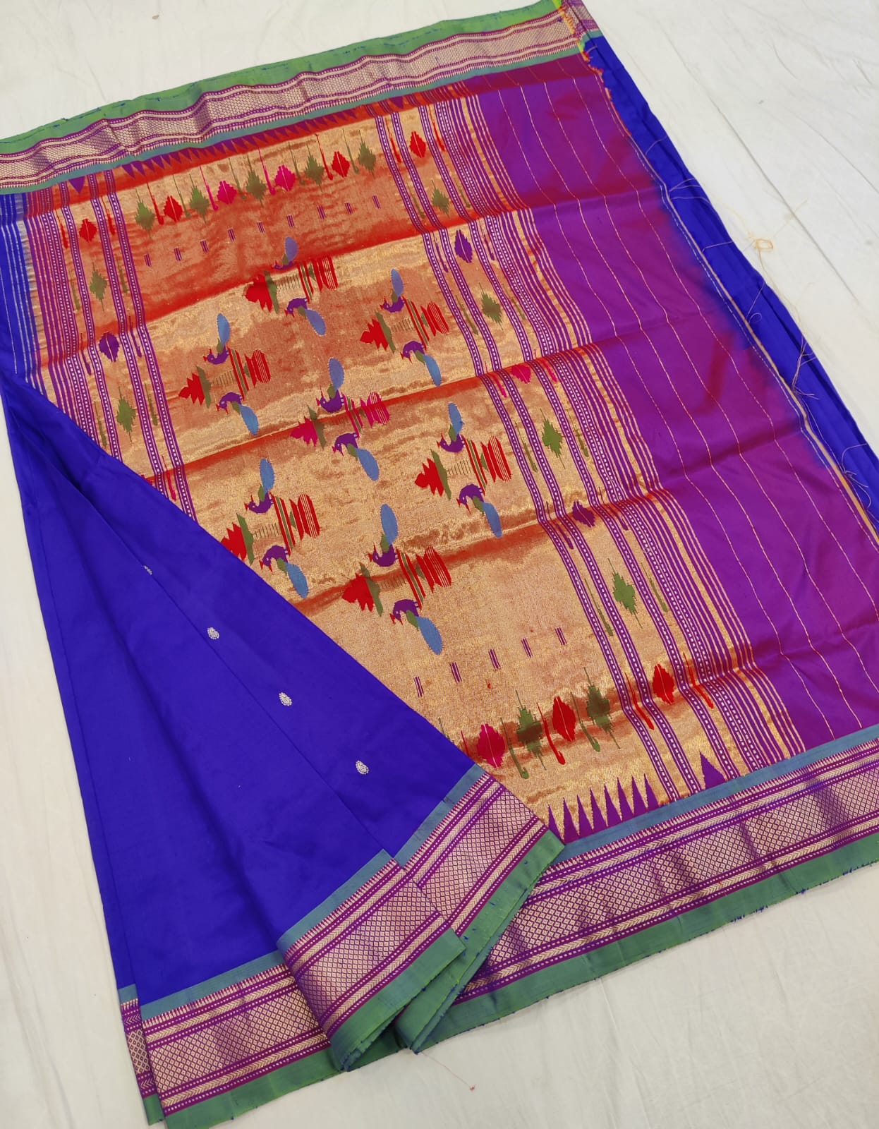 Traditional Yeola pure silk paithani Saree