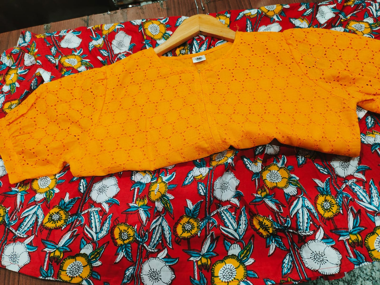 Beautiful cotton hakoba pattern dress size 38 40 42 44