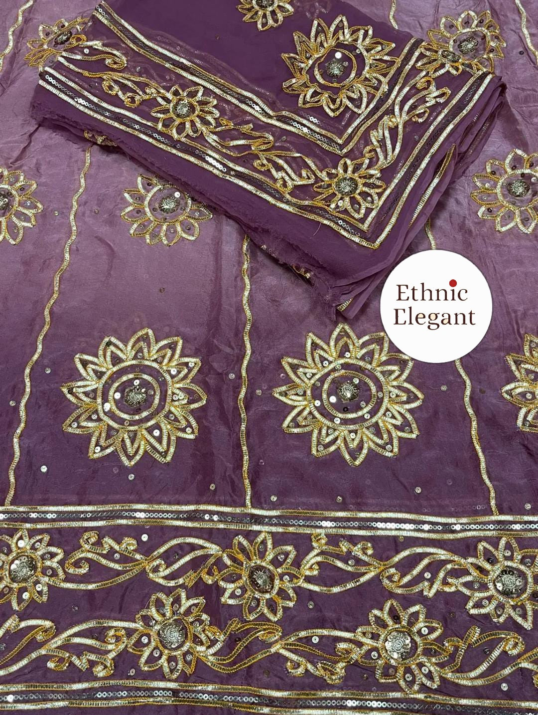 Upada silk pure odhna elegant Partywear Rajasthani poshak