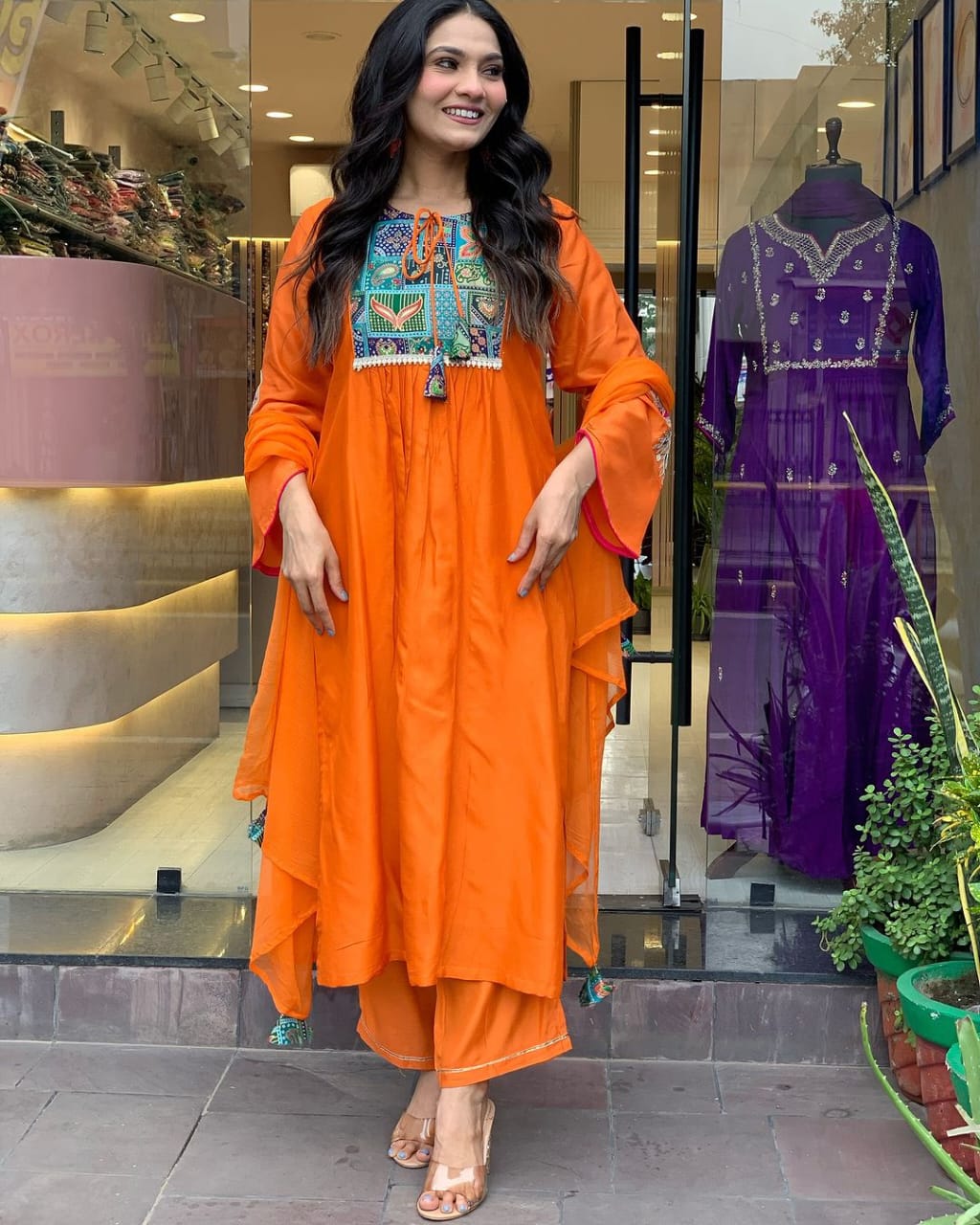 Beautiful cotton kurti set Size : M L XL XXL.