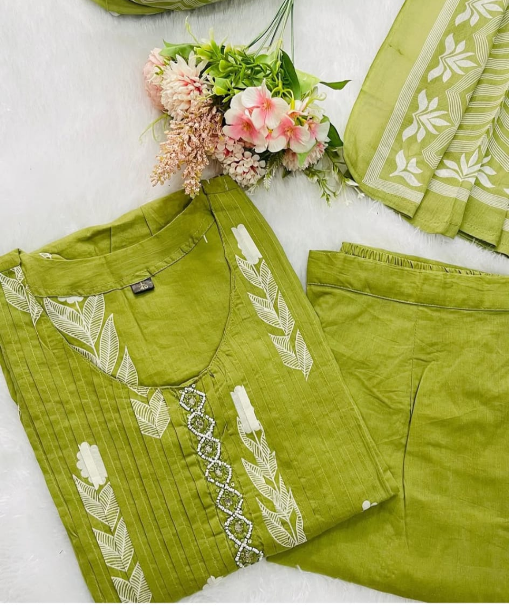 Elegant Partywear Anarkali Kurti set Size 38 40 42 44 46