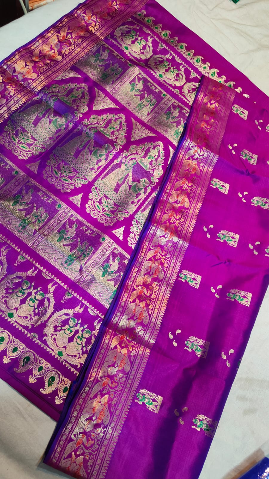 Handwoven Bishnupur  Baluchari pure silk saree ✨️