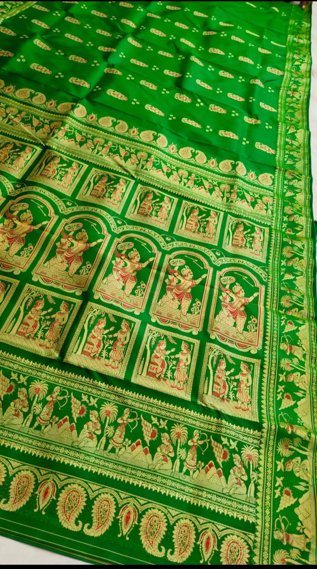 Evergreen Baluchari silk saree