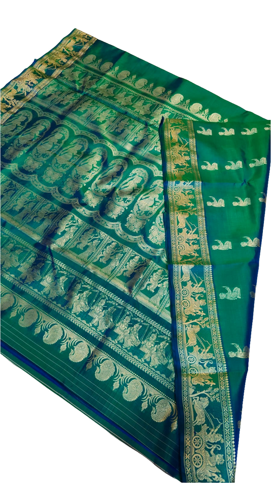 Elegant Bishnupur Baluchari silk saree