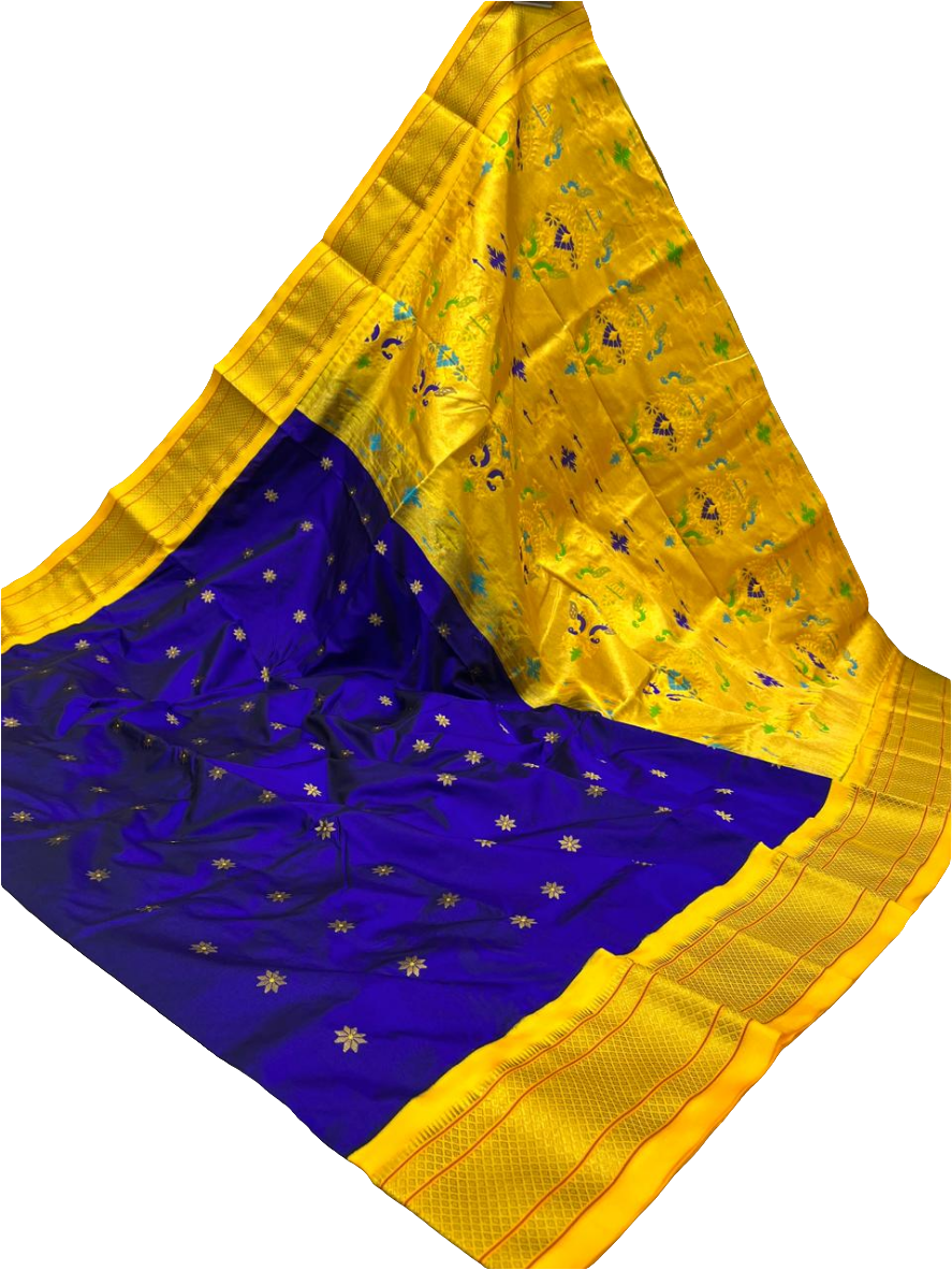 Kadiyal Paithani Pure Silk saree