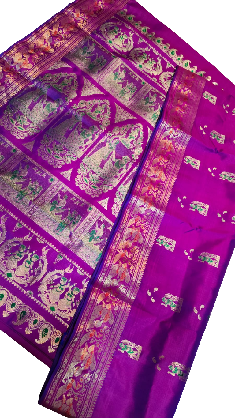 Handwoven Bishnupur  Baluchari pure silk saree ✨️