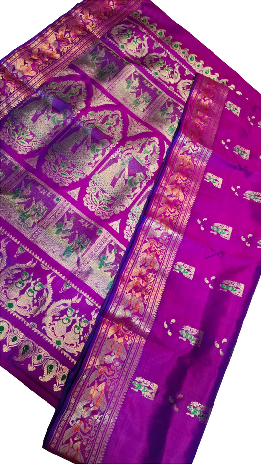 Handwoven Bishnupur  Baluchari pure silk saree ✨️