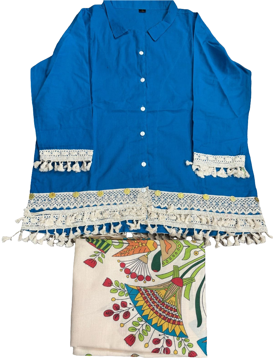 Elegant Partywear cotton cod set Size 38 ,40 ,42 ,44, 46