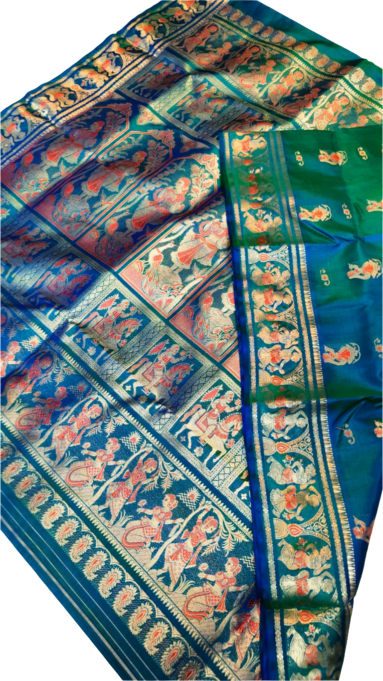 Royal pure Bishnupur Baluchari silk saree ✨️