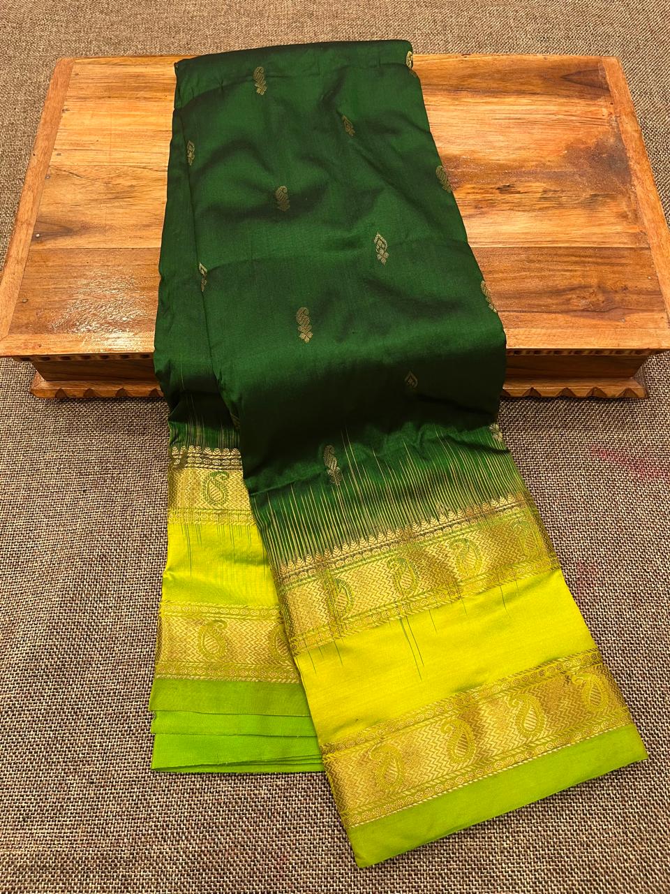 Kanjivaram pure silk paithani saree