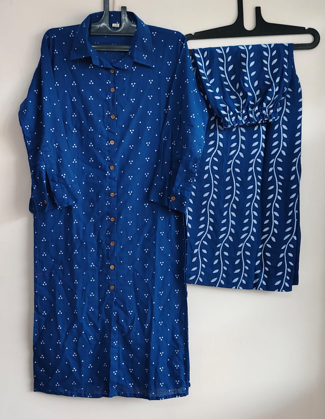 Beautiful Dabu print  new style kurta with plazo set  size 38 to 46