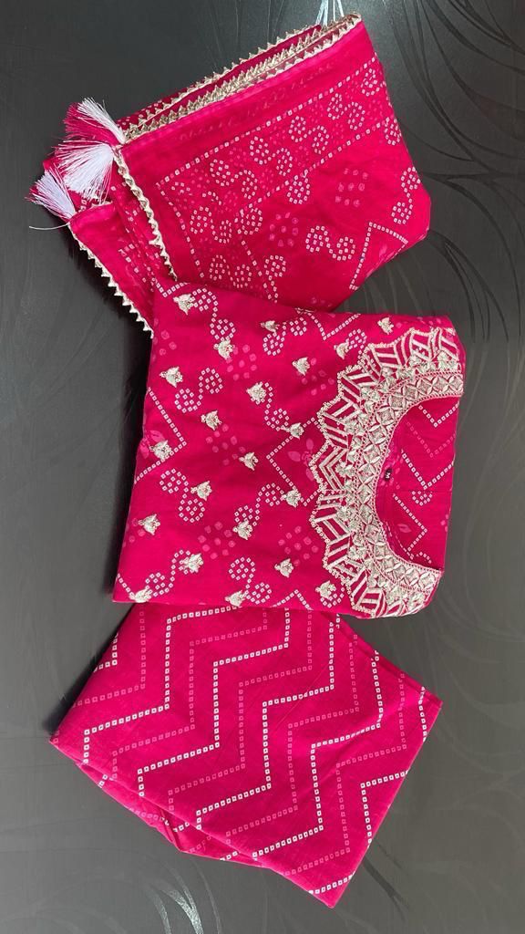 Anarkali kurti with Pant and Dupatta   Size - 38 to 44*