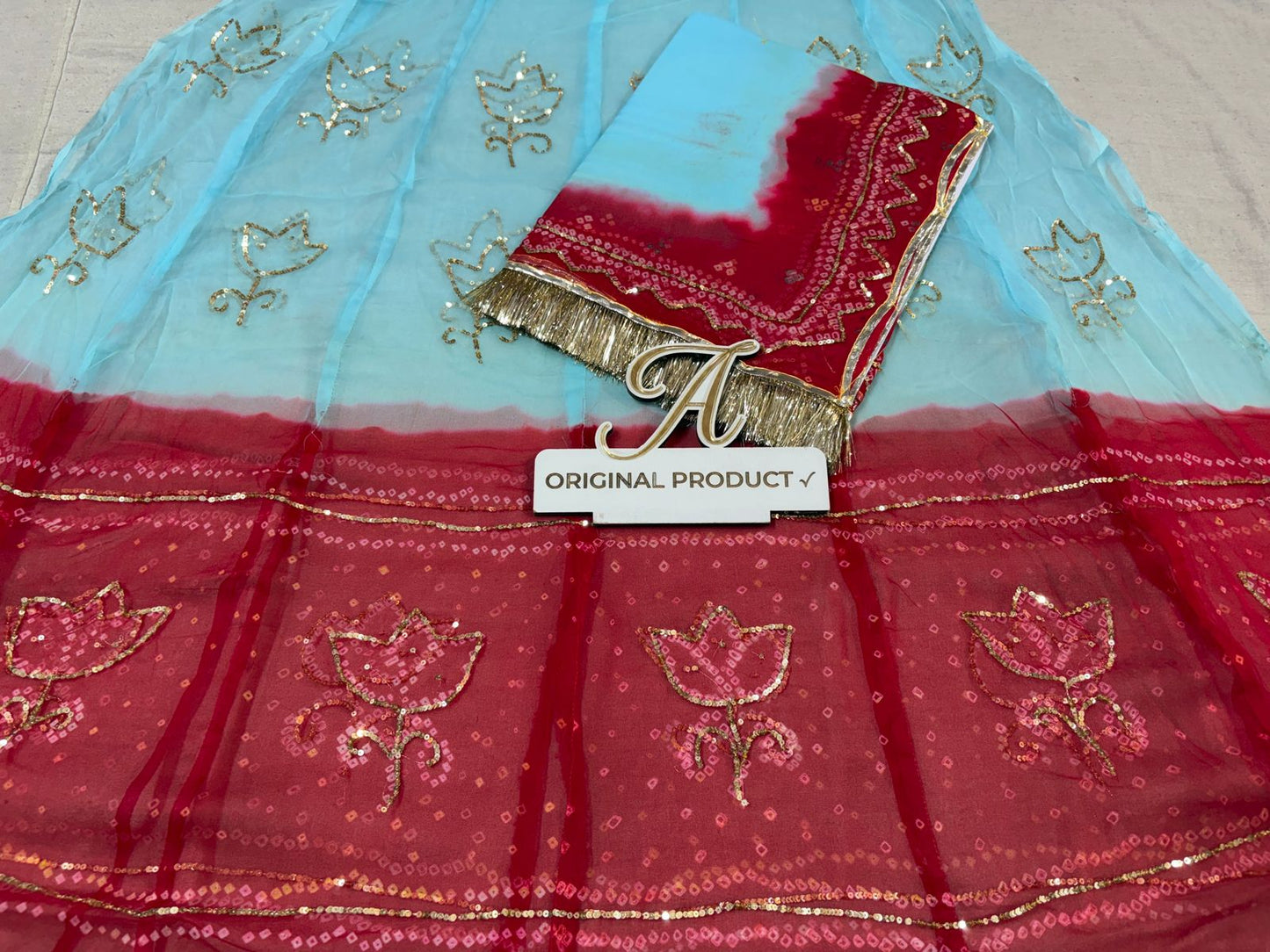 Elegant Thakurji Pure Rai Bandej Poshak – Designer Rajputi Ensemble