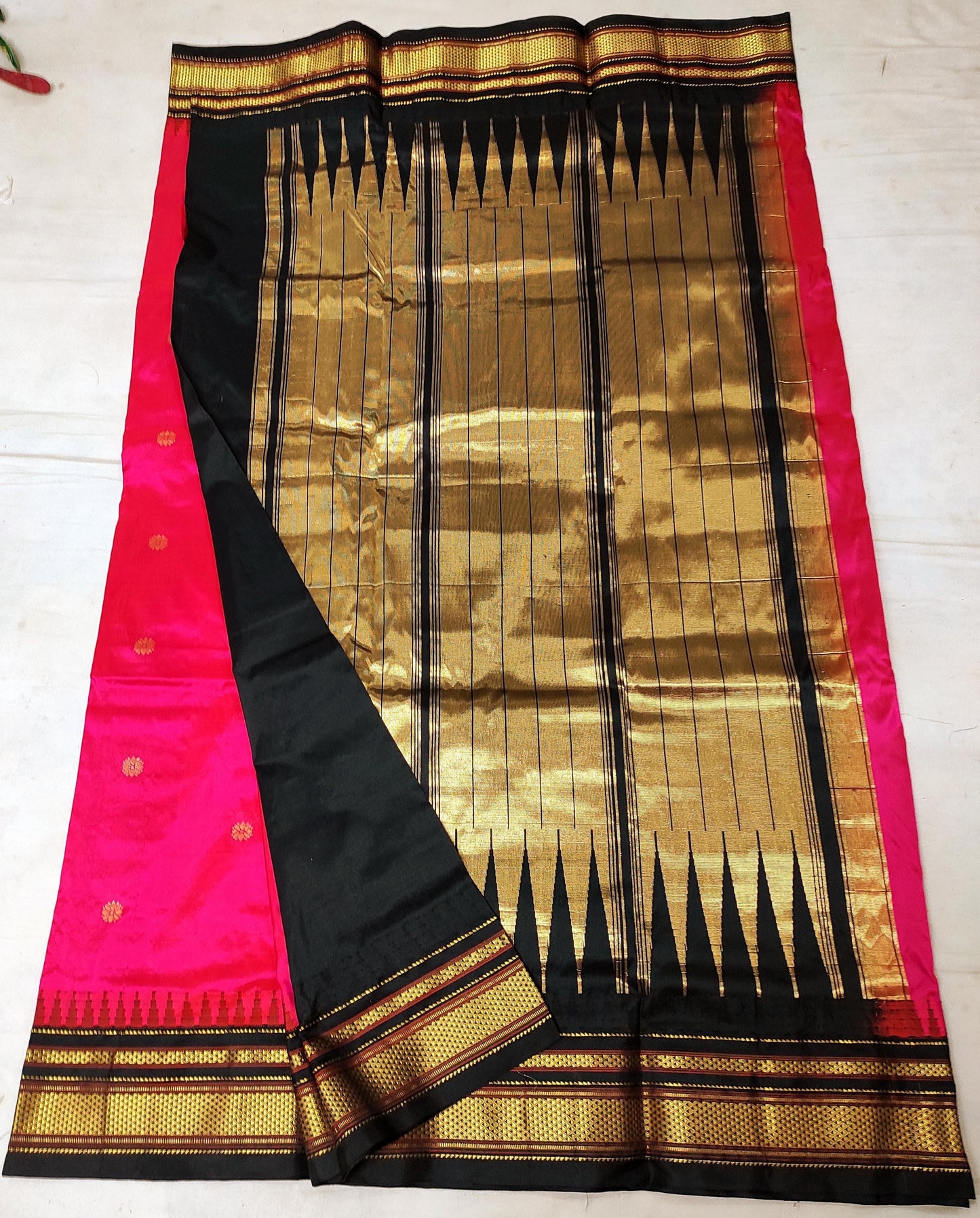 Pure Irkal Paithani saree