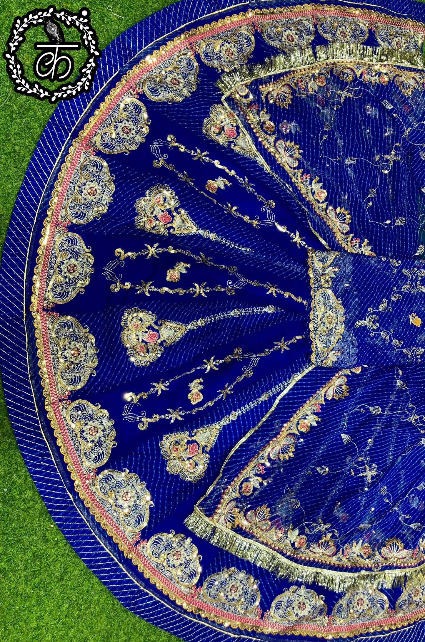 DESIGHNER LEHARIYA BEAUTIFUL POSHAK