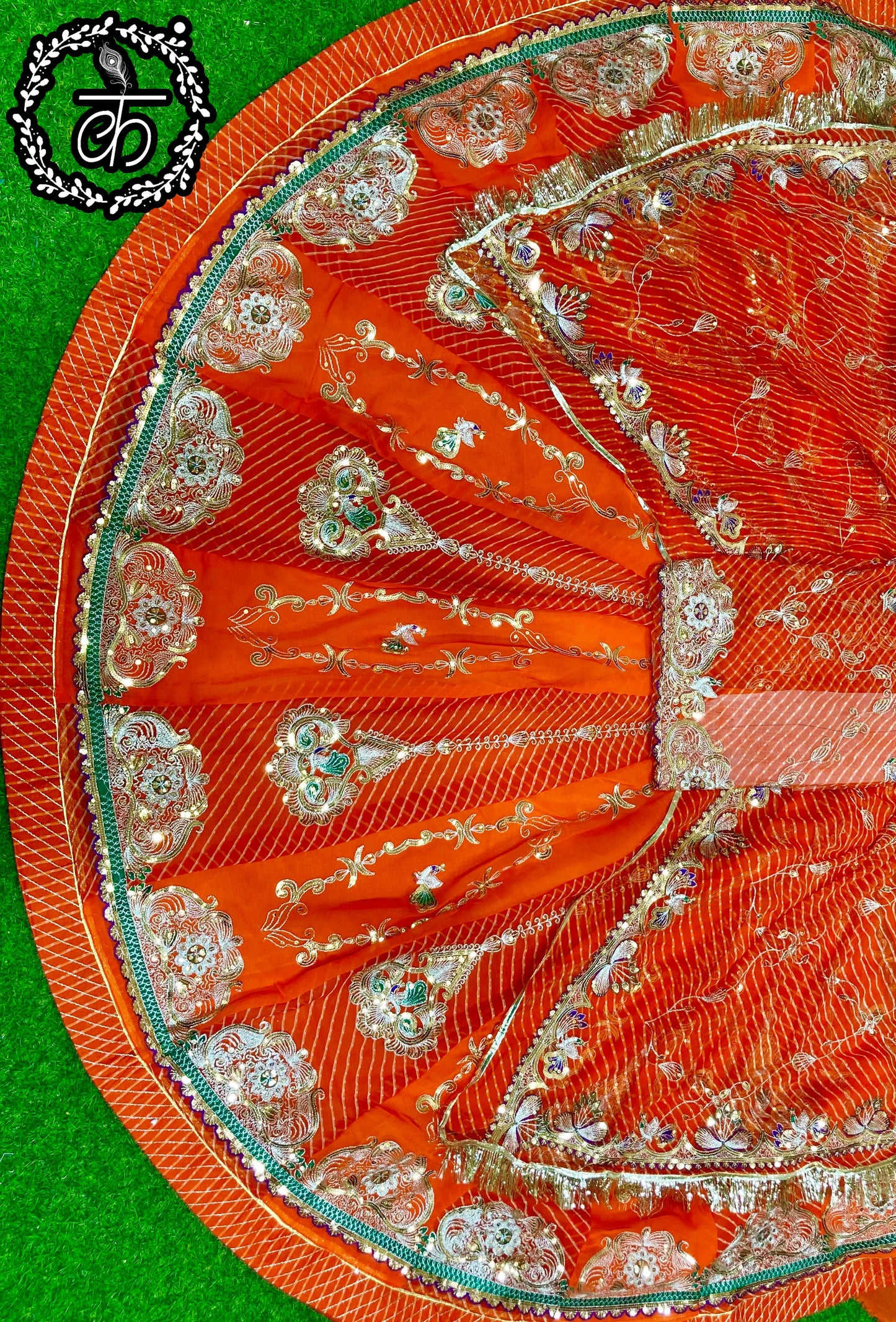 DESIGHNER LEHARIYA BEAUTIFUL POSHAK