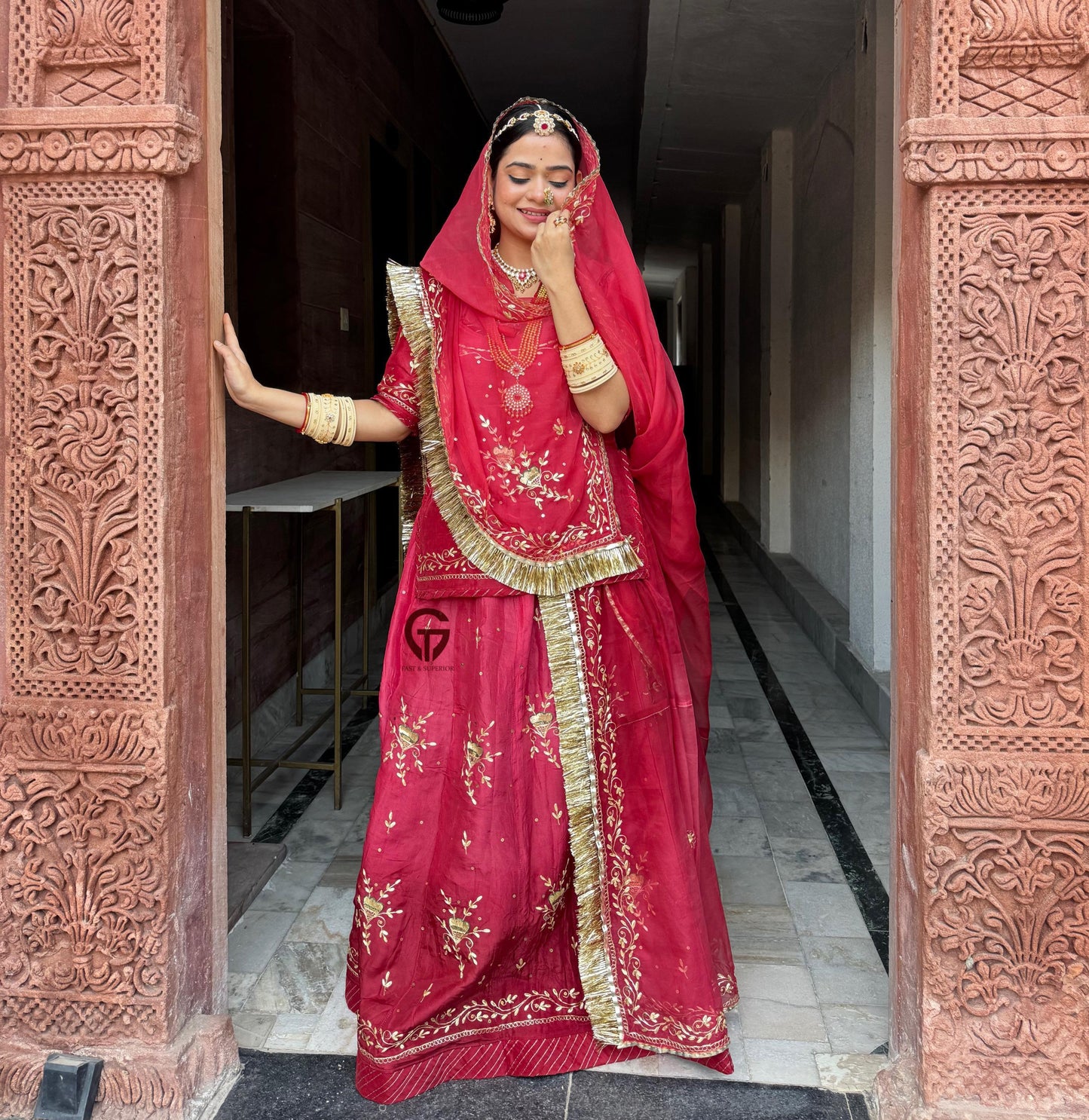 Elegant Partywear Rajasthani poshak