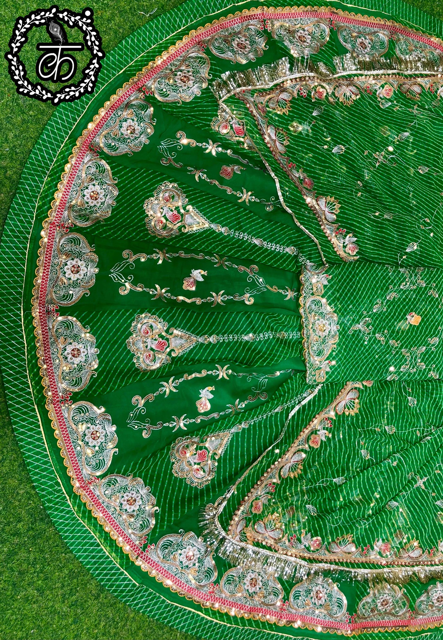 DESIGHNER LEHARIYA BEAUTIFUL POSHAK