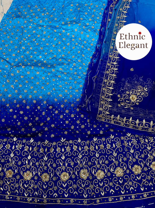 Heavy Bembar satin thakurji pure odhna heavy jardoji dabka work poshak