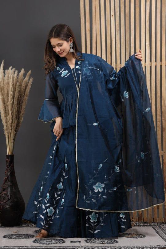 Festival Special hand painted Lehenga set Size : 36 38 40 42 44