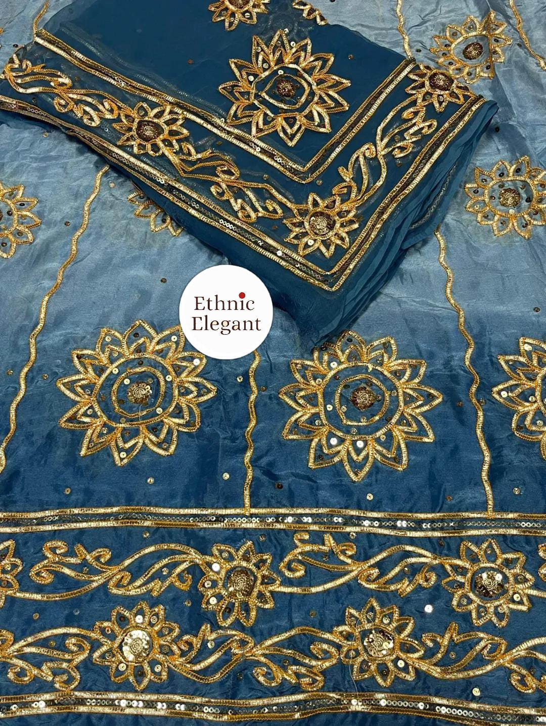 Upada silk pure odhna elegant Partywear Rajasthani poshak