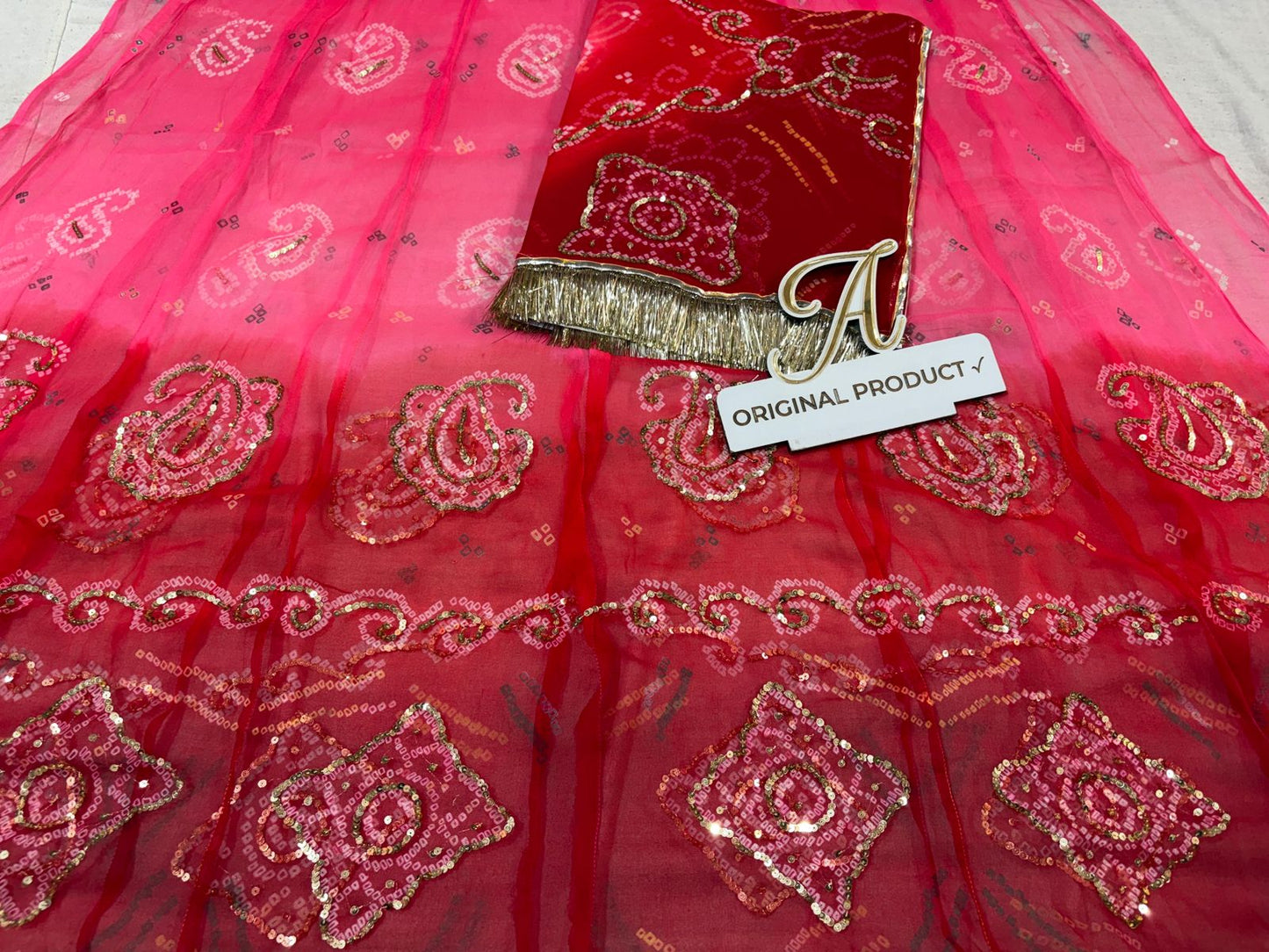 Elegant Thakurji Pure Rai Bandej Poshak – Designer Rajputi Ensemble