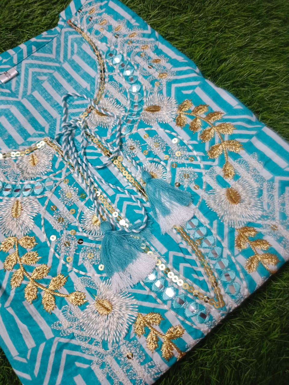 Pure cotton Cord set Kurti set Sizes: M L XL XXL XXXL