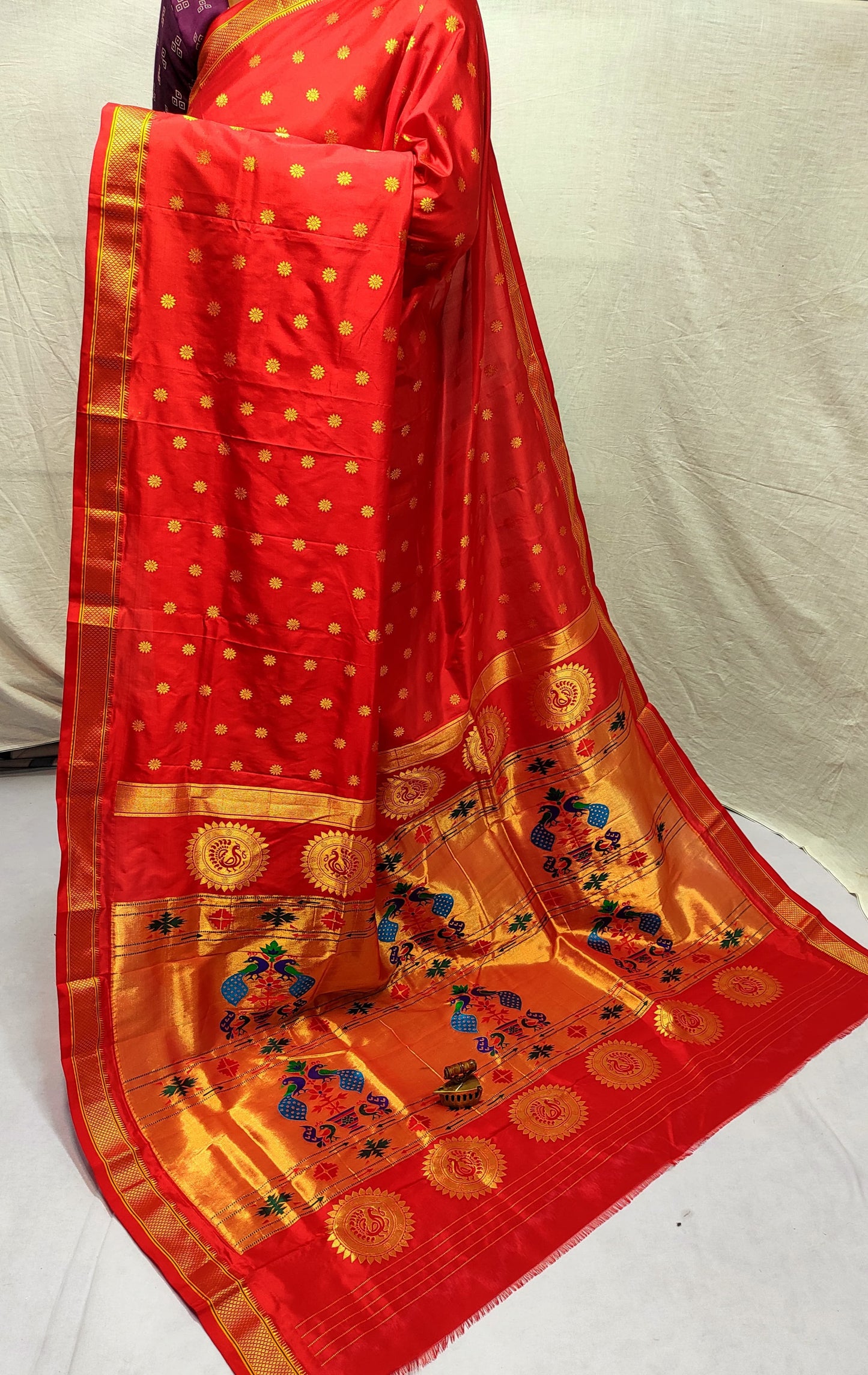 Maharani Kalanjali pure silk paithani Saree