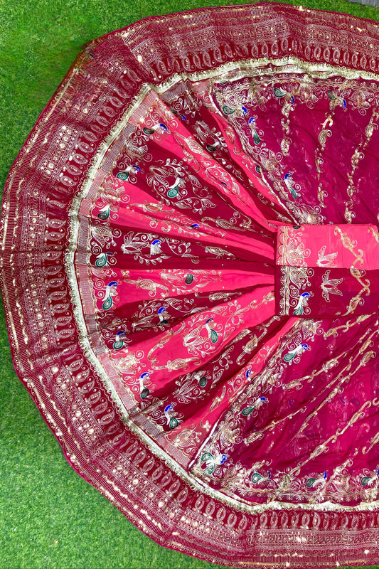Royal Designer Rajputi Poshak with 4.5 MTR Full Gher Lehenga