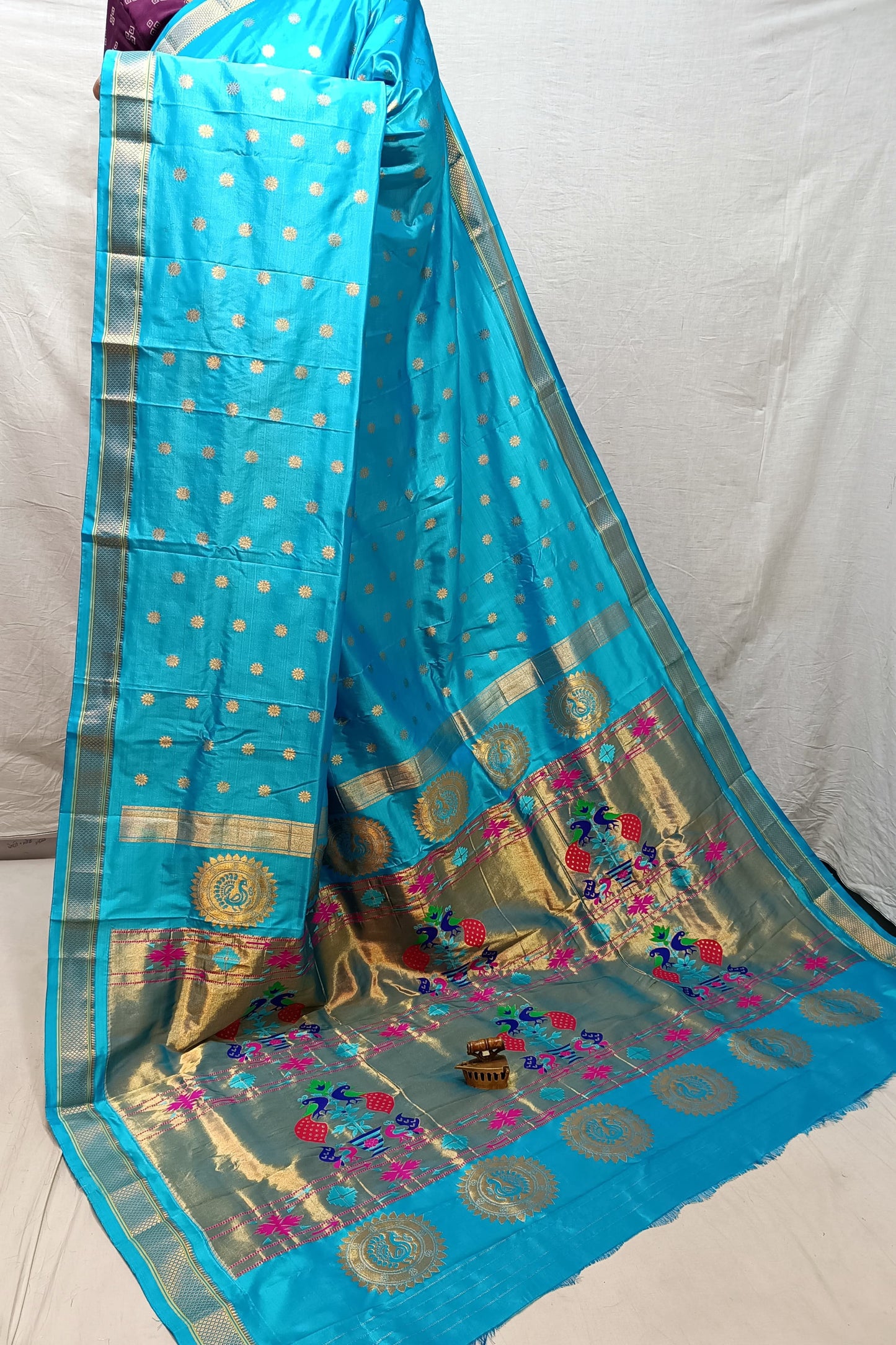 Maharani Kalanjali pure silk paithani Saree