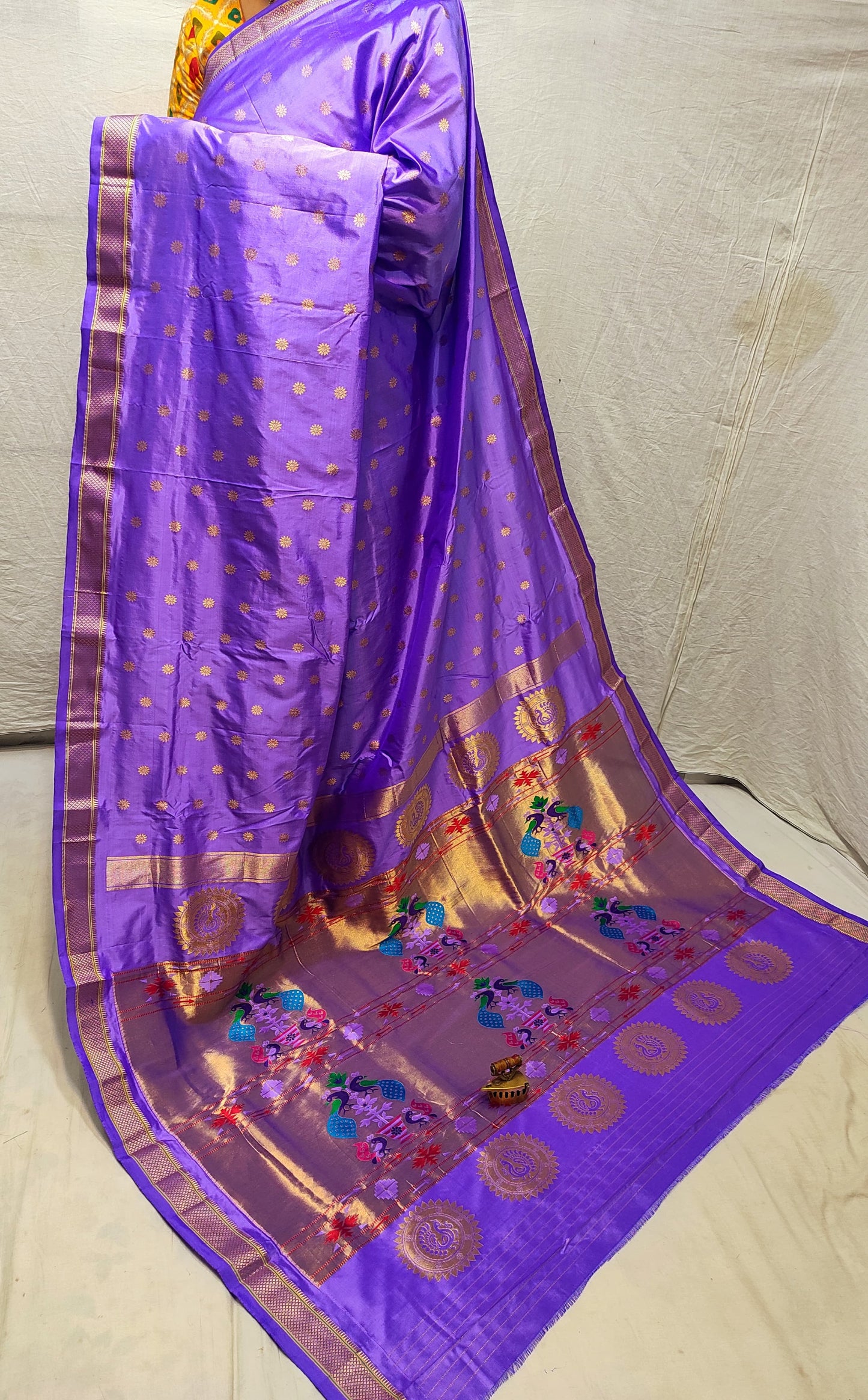 Maharani Kalanjali pure silk paithani Saree