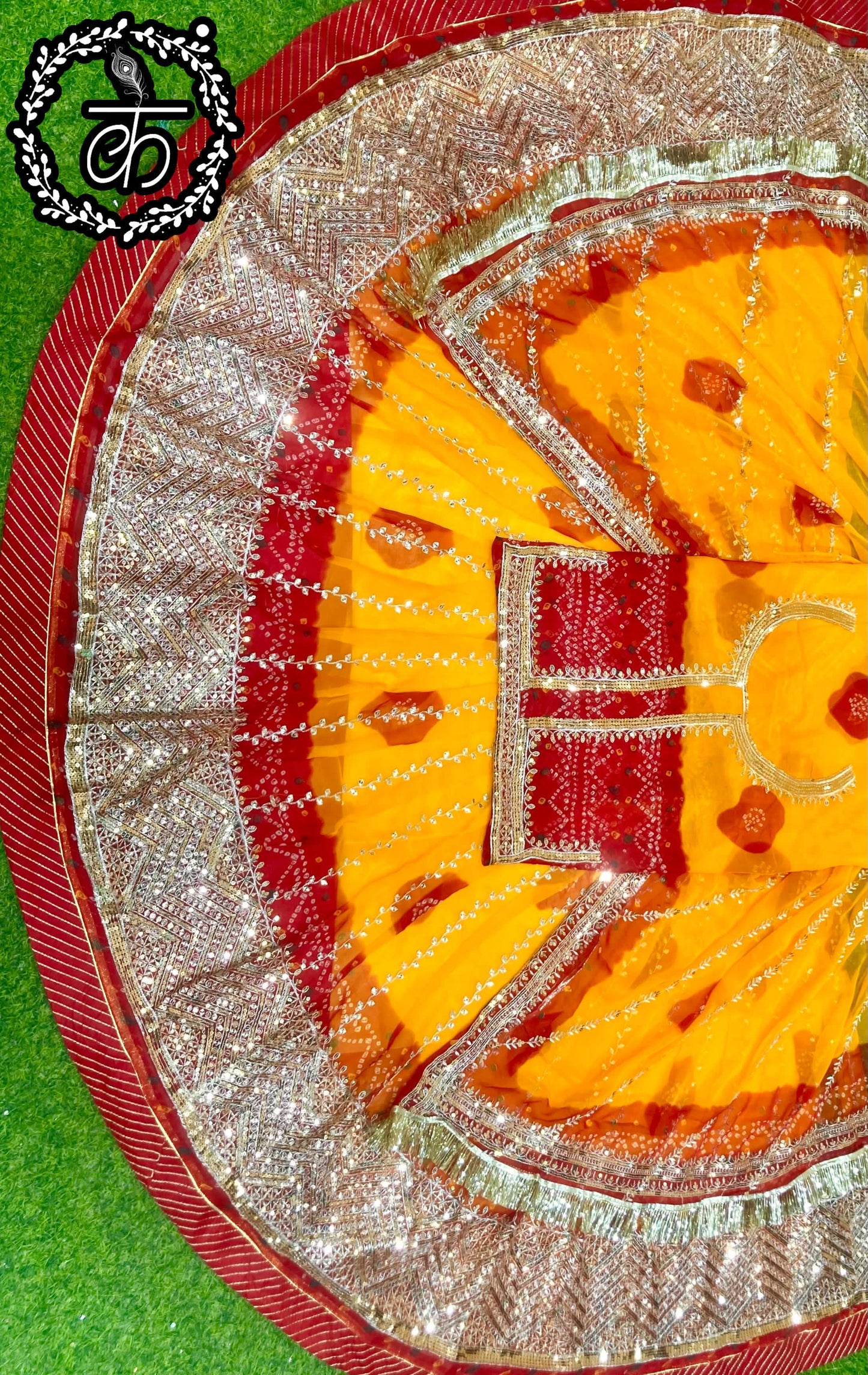 Traditional beautiful Rajasthani piliya poshak