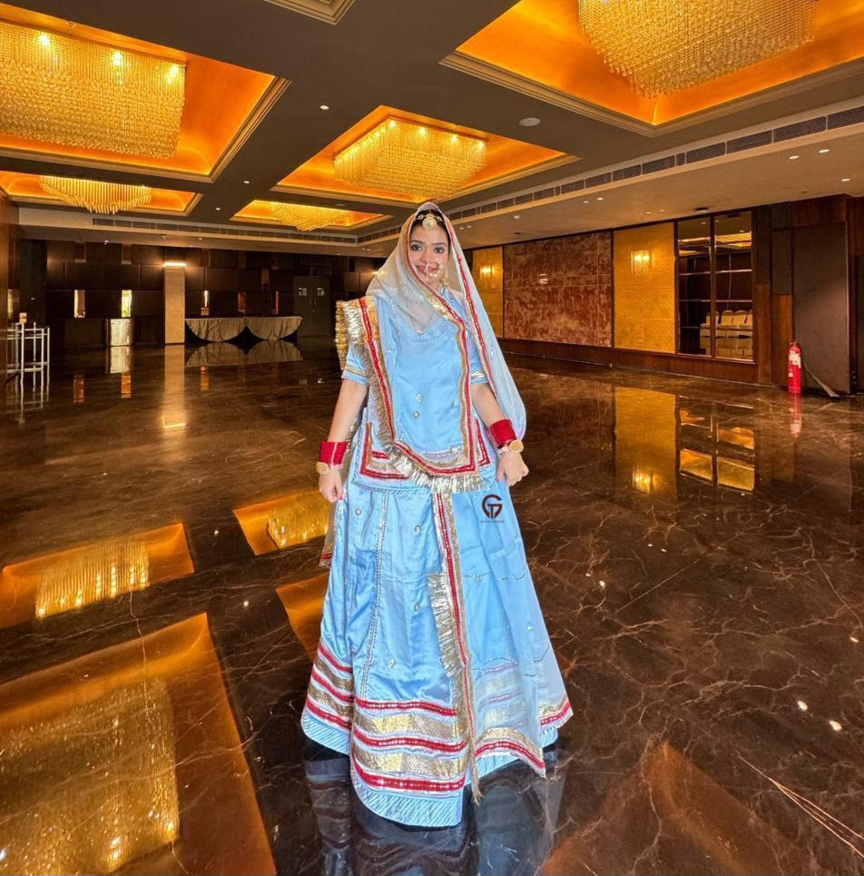 Royal Rajwadi look poshak