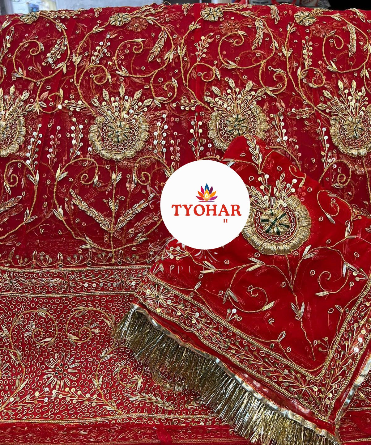 Heavy Bembar satin designer Rajasthani poshak