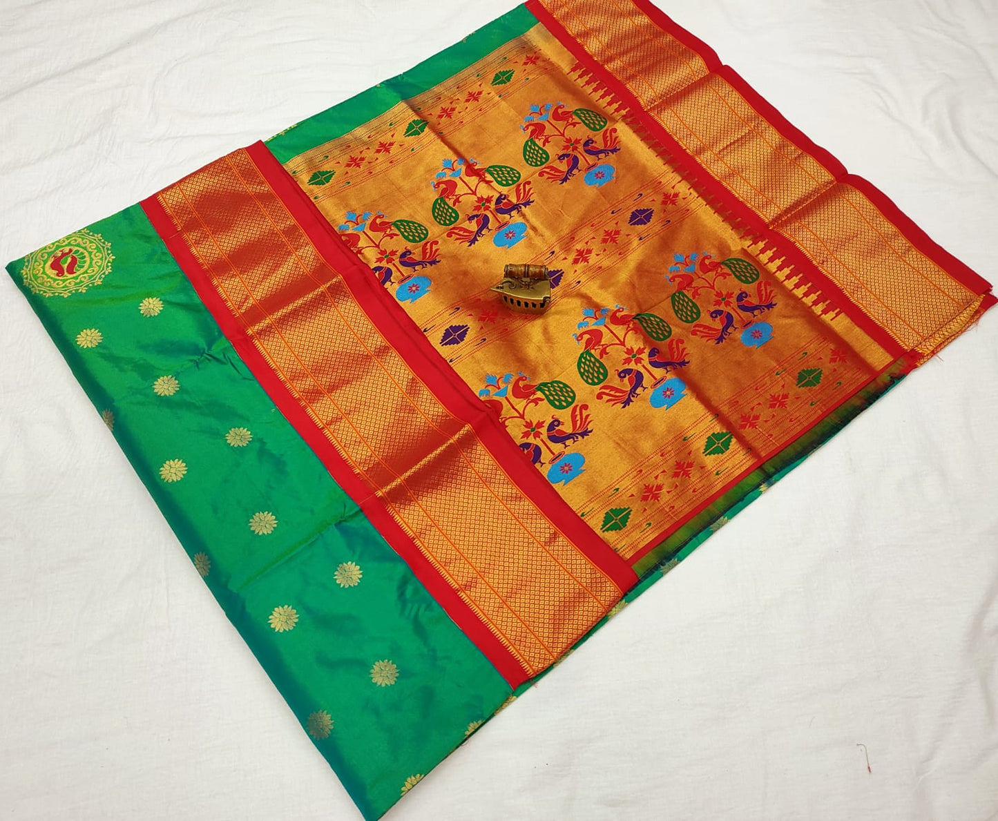 Pure silk paithani saree silk mark certified