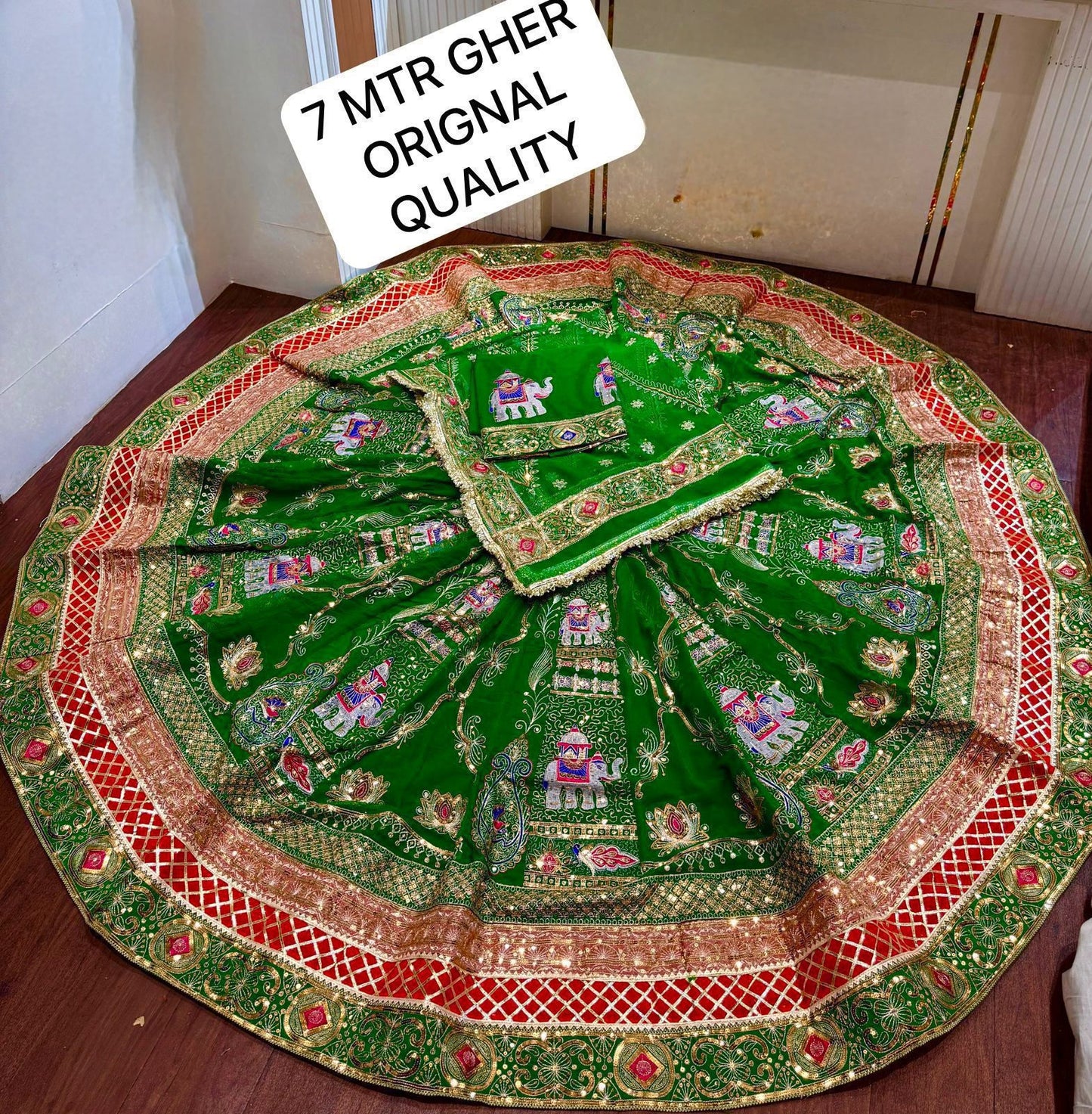 Royal Rajwadi look poshak