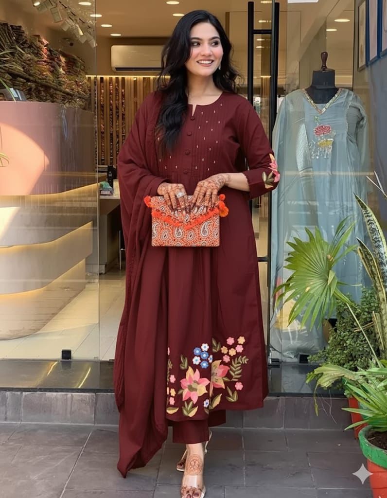 Beautiful Anarkali Kurti set  Size M (38), L (40), XL (42), XXL (44), XXXL (46)