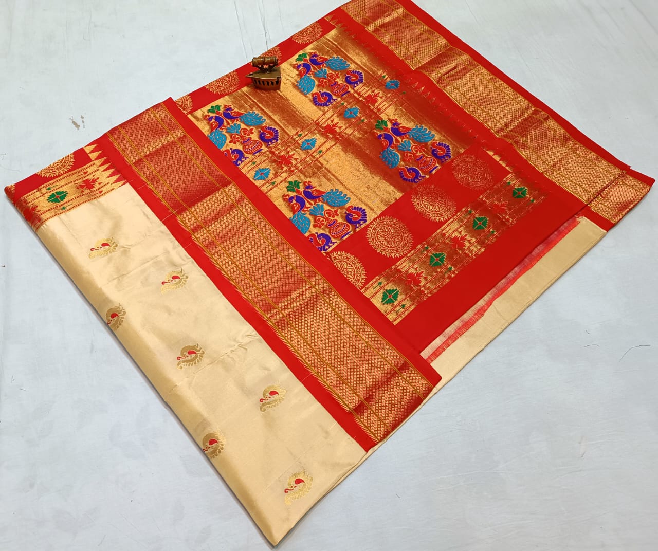Silk Mark Certified pure silk paithani Saree