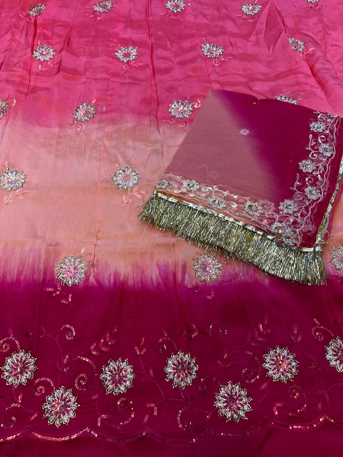 Heavy upada  poshak thakurji pure odhna Elegant Rajputi poshak