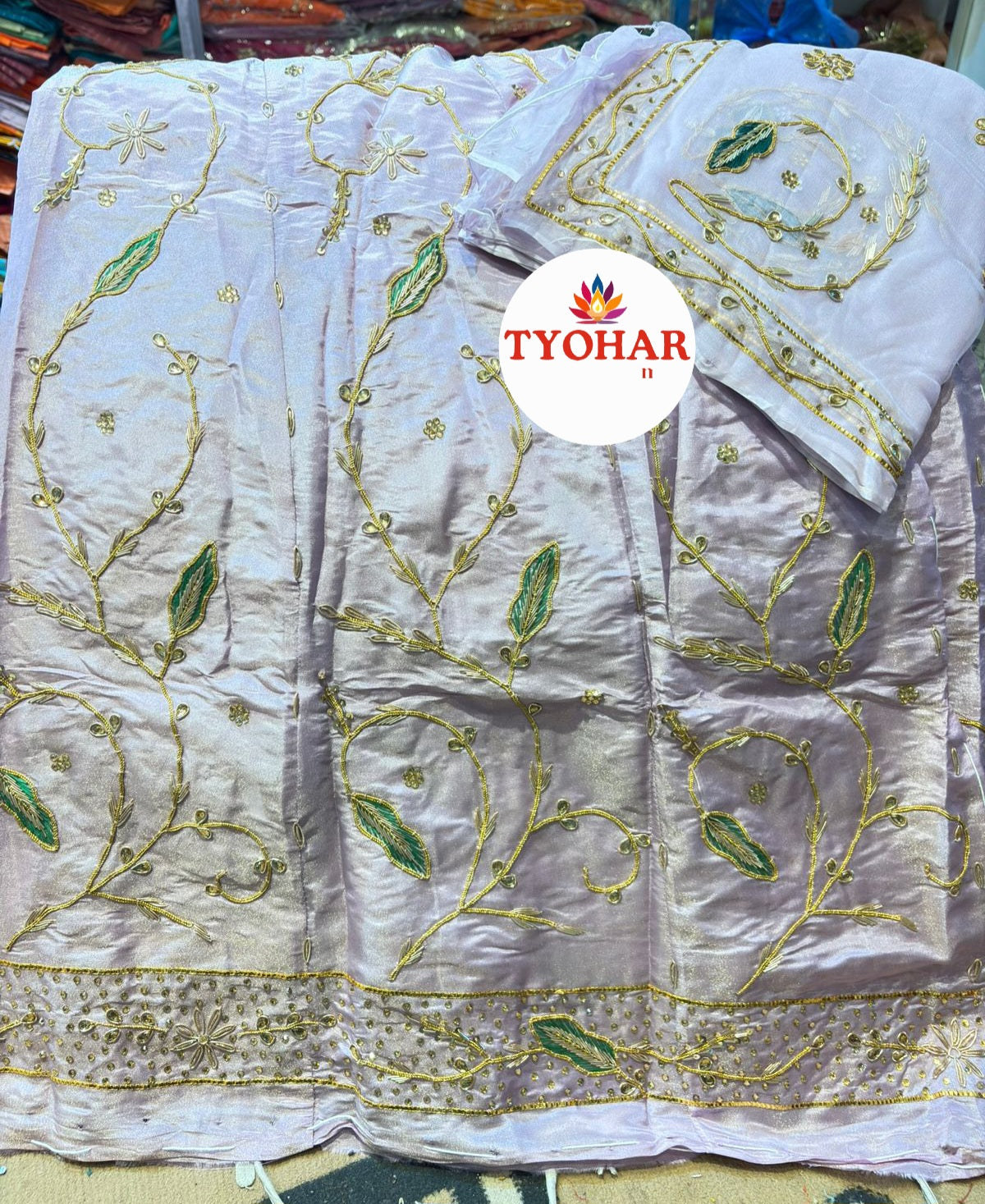 Beautiful boutique designer heavy designer poshak