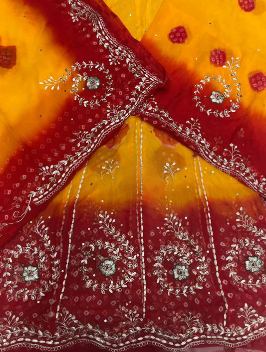 Traditional beautiful Rajasthani piliya poshak