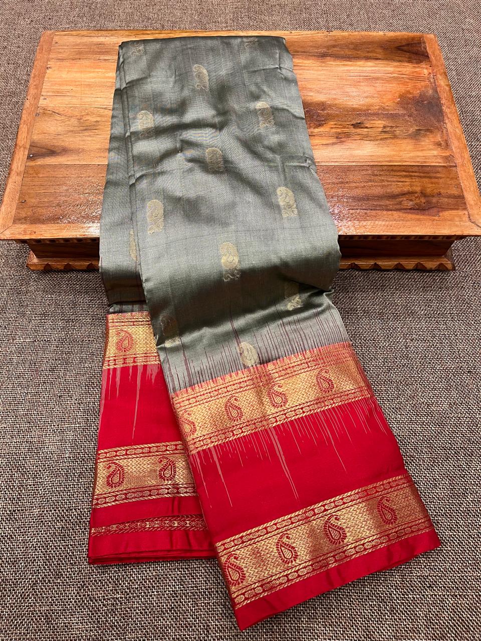 Kanjivaram pure silk paithani saree
