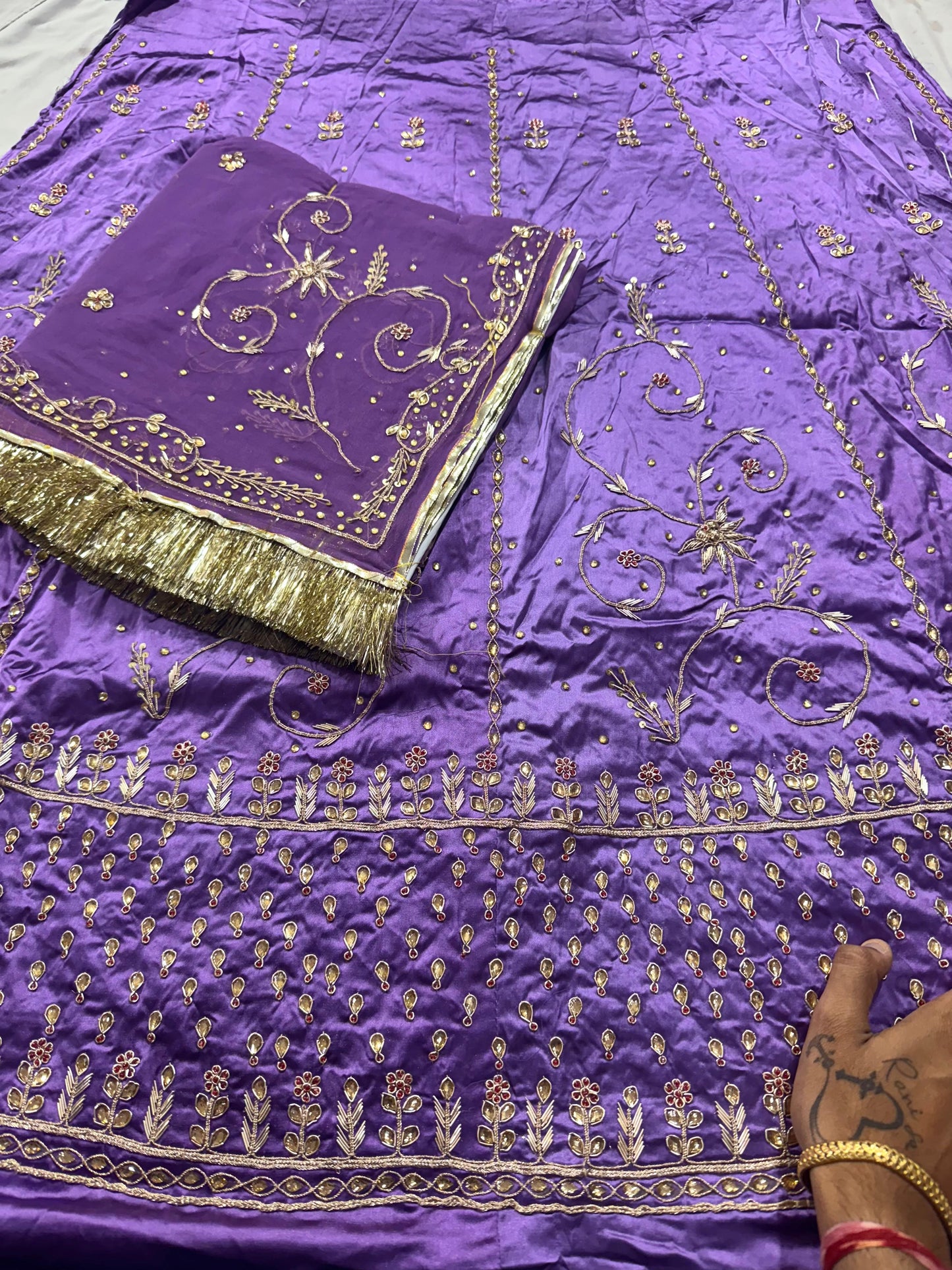 Elegant designer royal Rajasthani poshak